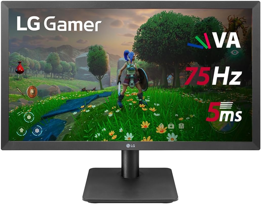Oferta: Monitor Gamer LG 21,5'' VA FHD 75Hz 5ms HDMI FreeSync Inclinação Bivolt Preto 22MP410-B.AWZM - TekOfertas