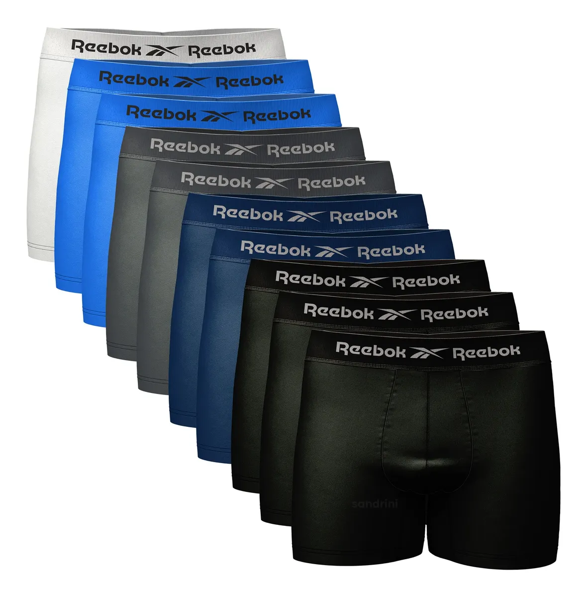 Oferta: Kit 10 Cuecas Boxer Reebok Sem Costura Microfibra - TekOfertas