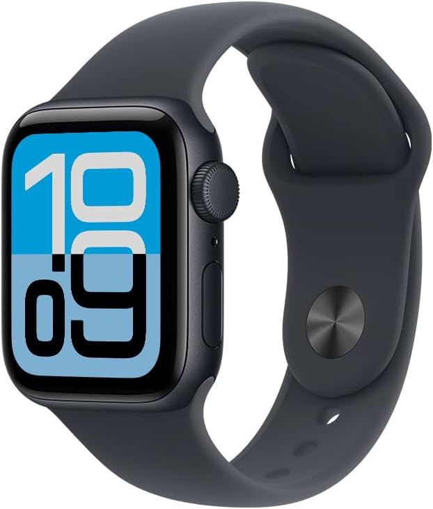 Oferta: Apple Watch SE 3 GPS, Caixa em alumínio meia‑noite de 40 mm com Bracelete desportiva meia‑noite - P/M - TekOfertas