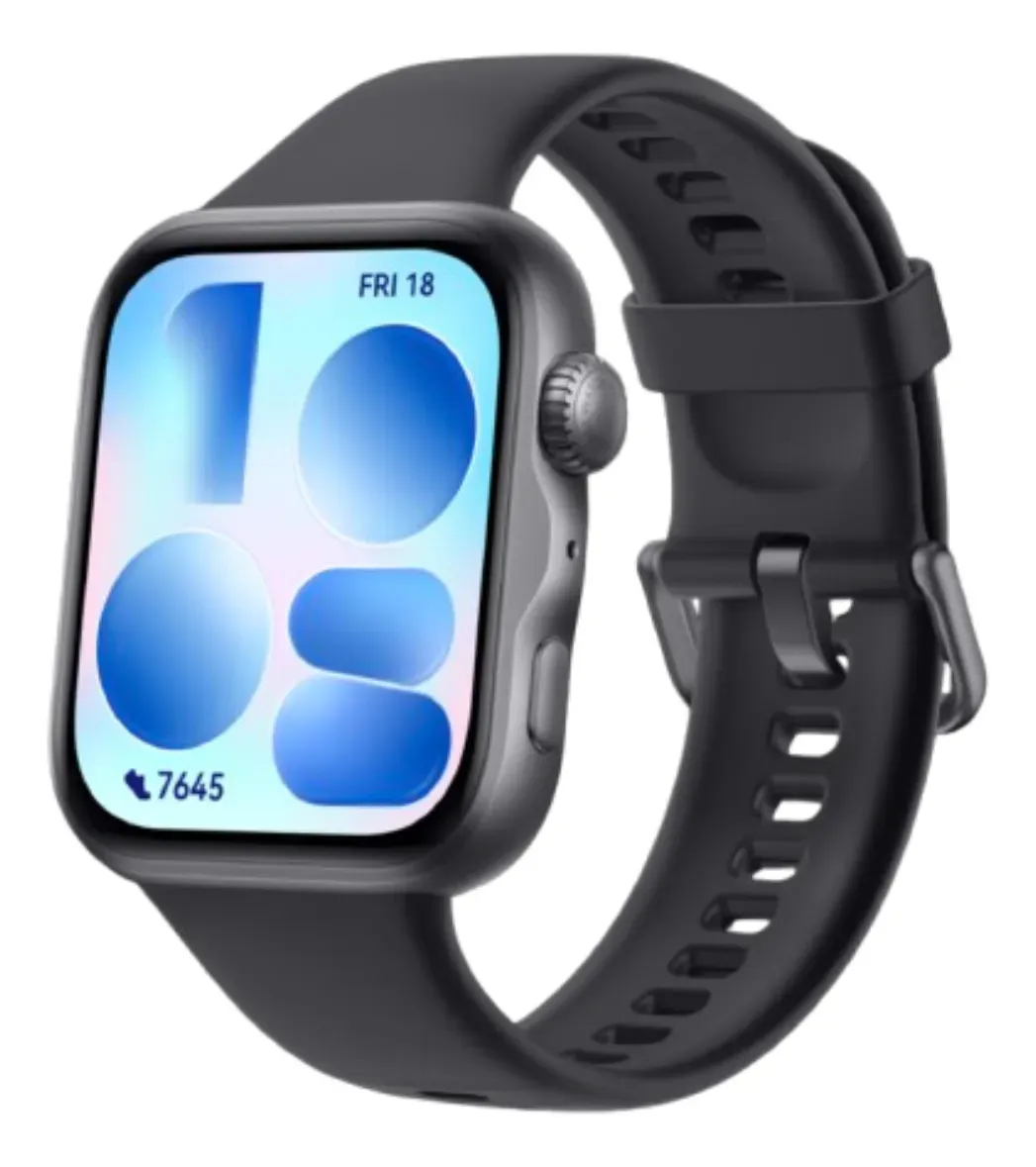 Oferta: Huawei Watch Fit Watch Fit 5 tela de 1.82" com pulseira de fluoroelastómero cor preto y caixa color prateado - TekOfertas