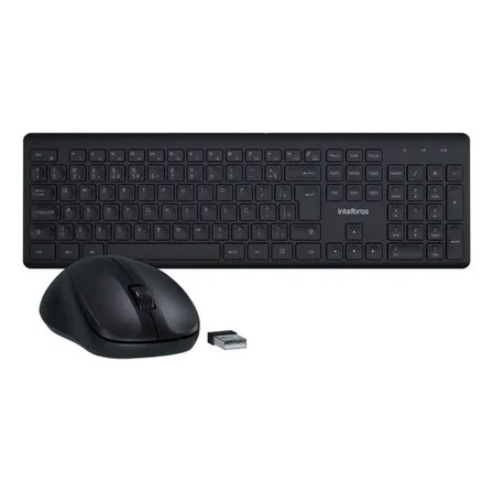 Oferta: Kit Teclado E Mouse Sem Fio Csi50, 2.4ghz, Abnt2, Preto Intelbras - TekOfertas