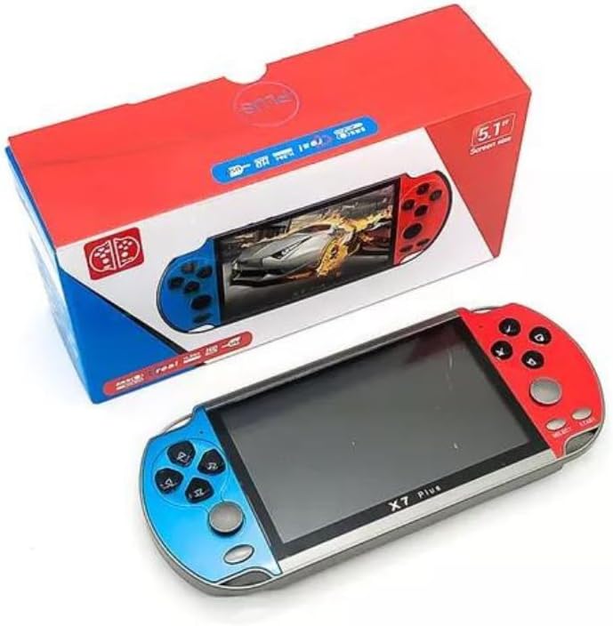 Oferta: Console de Jogos Portátil X7 Plus + de 1.000 Jogos + Fone de ouvido Cartão de Memória 8GB Console de Video Game Portátil de 5,1 polegadas - YODHE - TekOfertas