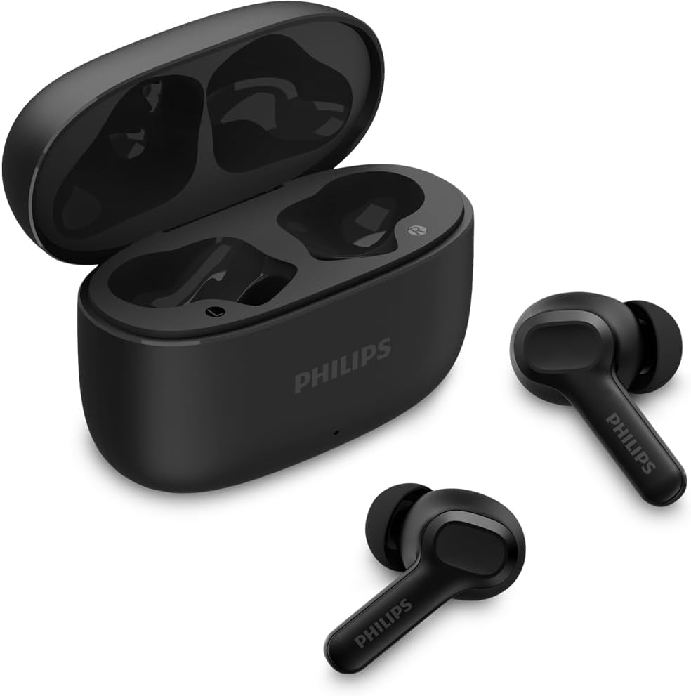 Oferta: PHILIPS, Fone de Ouvido Sem Fio TWS, TAT1109BK/00, Bluetooth, Com Microfone, Até 24 horas de bateria, Preto - TekOfertas
