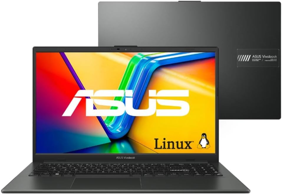 Oferta: Notebook ASUS Vivobook Go 15 E1504FA AMD Ryzen 5 7520U 16GB Ram 512GB SSD Linux KeepOS Tela 15,6" LED FHD Black - NJ1288 - TekOfertas