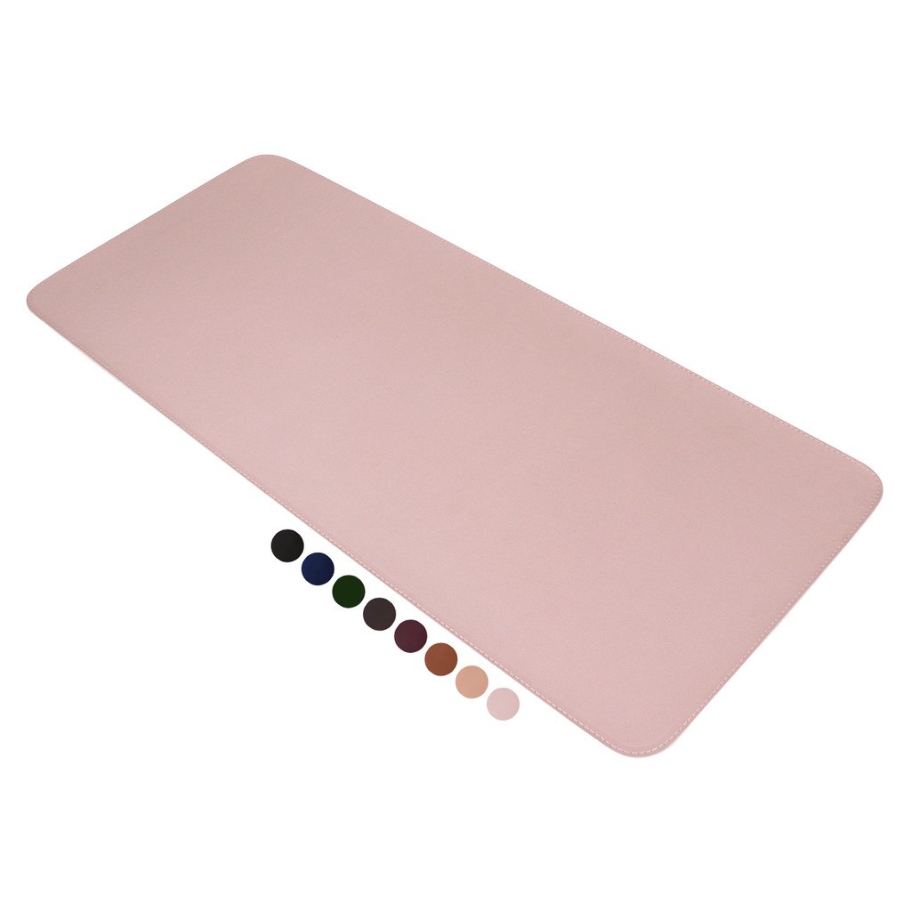 Oferta: MousePad Grande Rosa Desk Pad Couro Gamer Office - TekOfertas