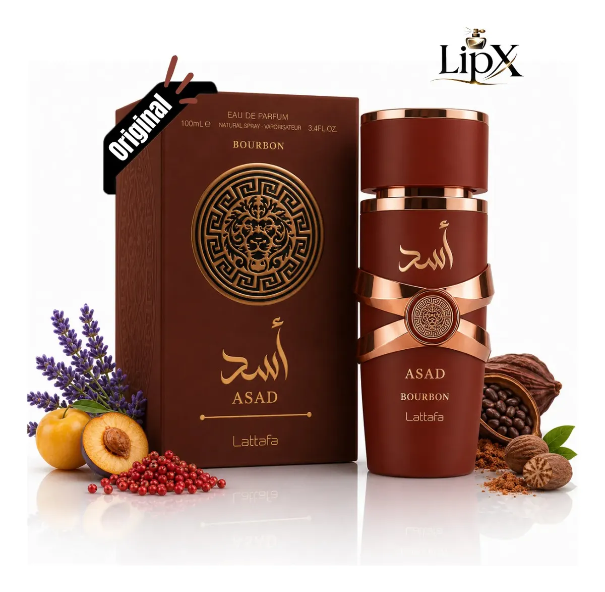 Oferta: Perfume Árabe Asad Bourbon 100ml Lipx - TekOfertas