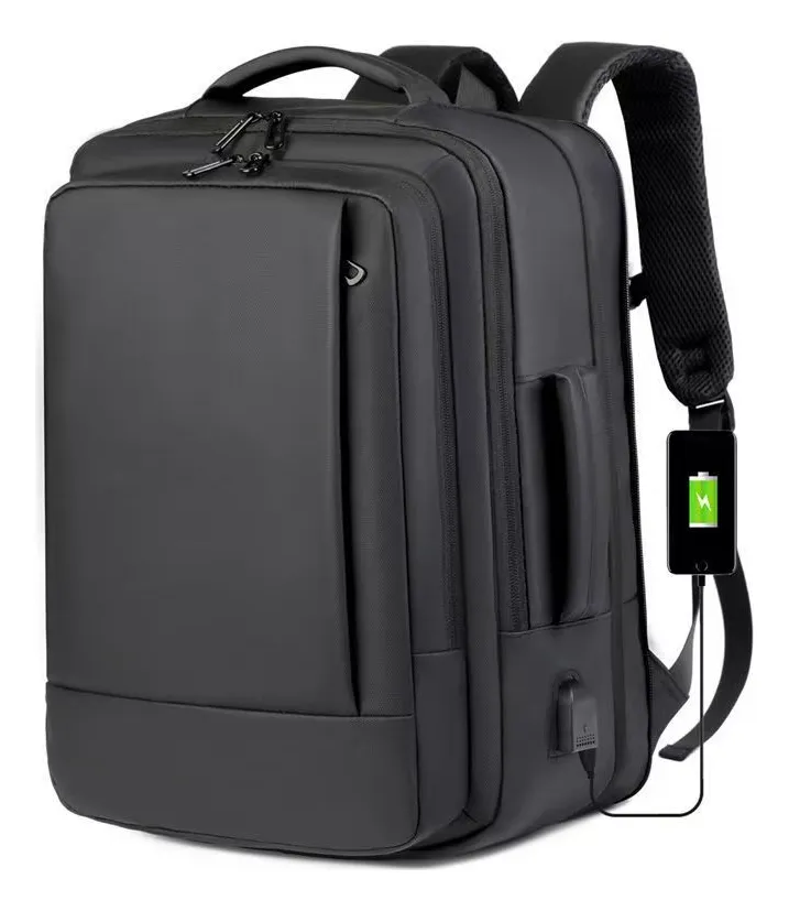 Oferta: Mochila Dos Homens Com Faixa Impermeável Para Expansão - TekOfertas