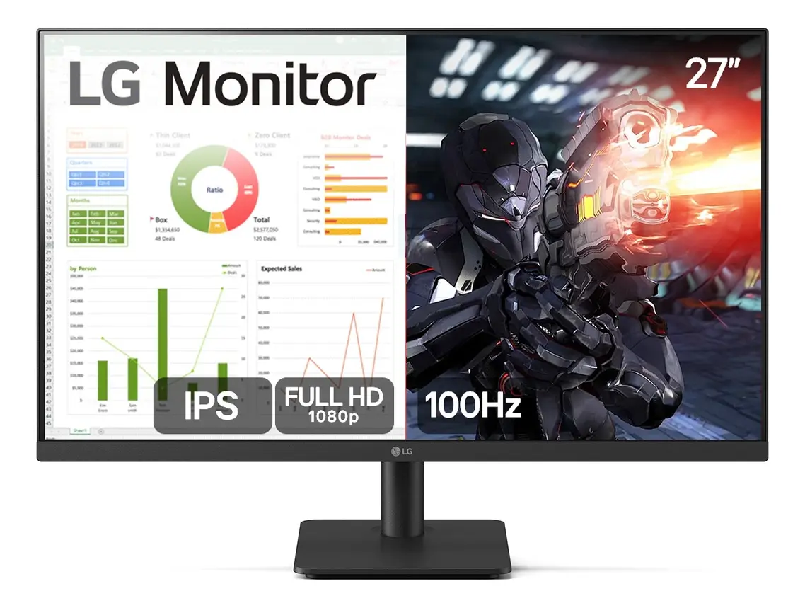 Oferta: Monitor PC Gamer LG 27” IPS, Full HD, 100Hz, HDMI - 27MS500-B Bivolt - TekOfertas