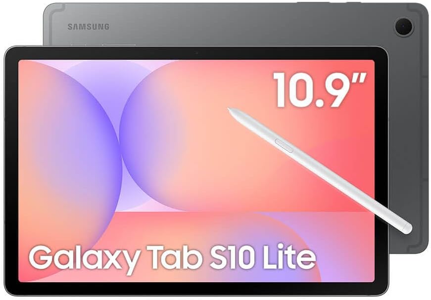 Oferta: Samsung Tablet Galaxy Tab S10 Lite WiFi, 256GB, 8GB RAM, Tela 10.9", S Pen e Capa Smartbook Cover Inclusas - TekOfertas