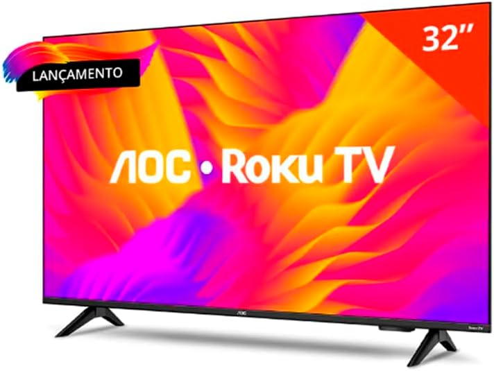 Oferta: Smart TV LCD LED 32" AOC 32S5155/78G - Wi-Fi, HD, Quad Core, Dolby Áudio, 60 Hz - TekOfertas