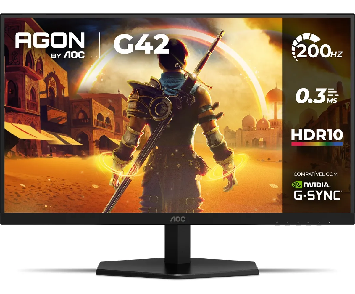 Oferta: Monitor Gamer AOC AGON G42 27" 200Hz 0,3ms IPS 27G42HE - TekOfertas