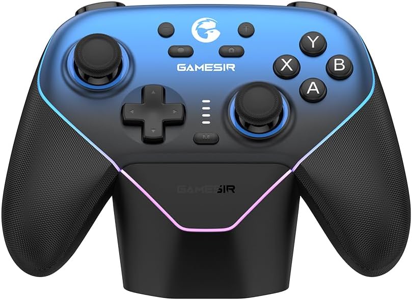Oferta: GameSir Super Nova Controle Sem Fio Bluetooth para PC/Switch/Switch 2/iOS/Android, 1000Hz, Hall Effect Anti-Drift, RGB, Dock de Carregamento, Controle Gamer Profissional - TekOfertas
