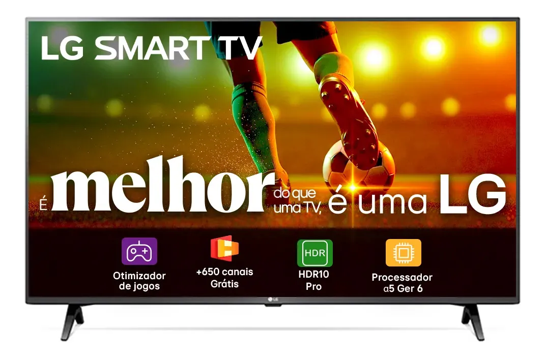Oferta: Smart TV LG 43"Full HD, Processador A5 Ger6, AI, Alexa e webOS 23 - 43LR6700PSA - TekOfertas