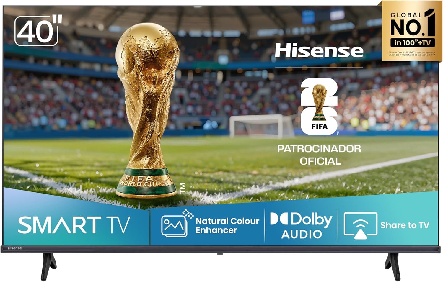 Oferta: Hisense Smart TV FHD 40" Polegadas 40A4NV com HDR10, DTS Virtual X, Compatibilidade Alexa e Google Home - TekOfertas