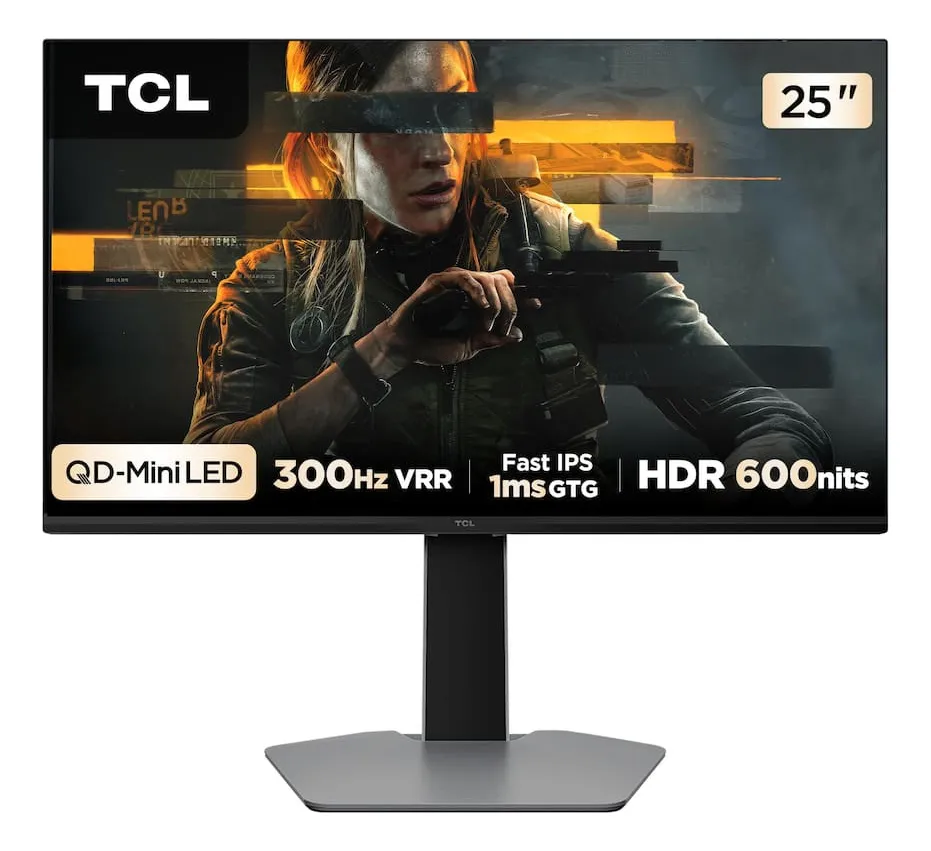 Oferta: Monitor Gamer 25 Full Hd 25g64 Qd-mini Led 300hz 1ms Tcl - TekOfertas