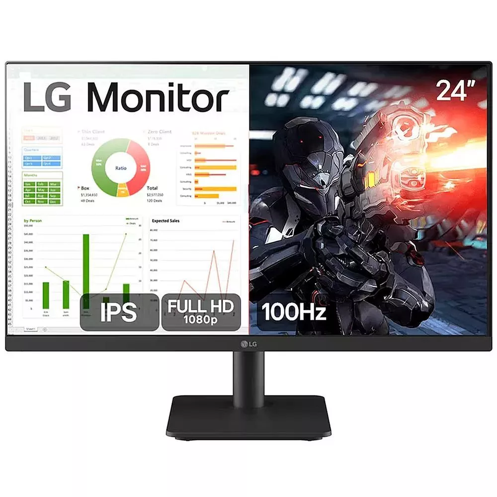 Oferta: Monitor LG Gamer 24" 100Hz 5ms Full HD - 24MS500-B - TekOfertas