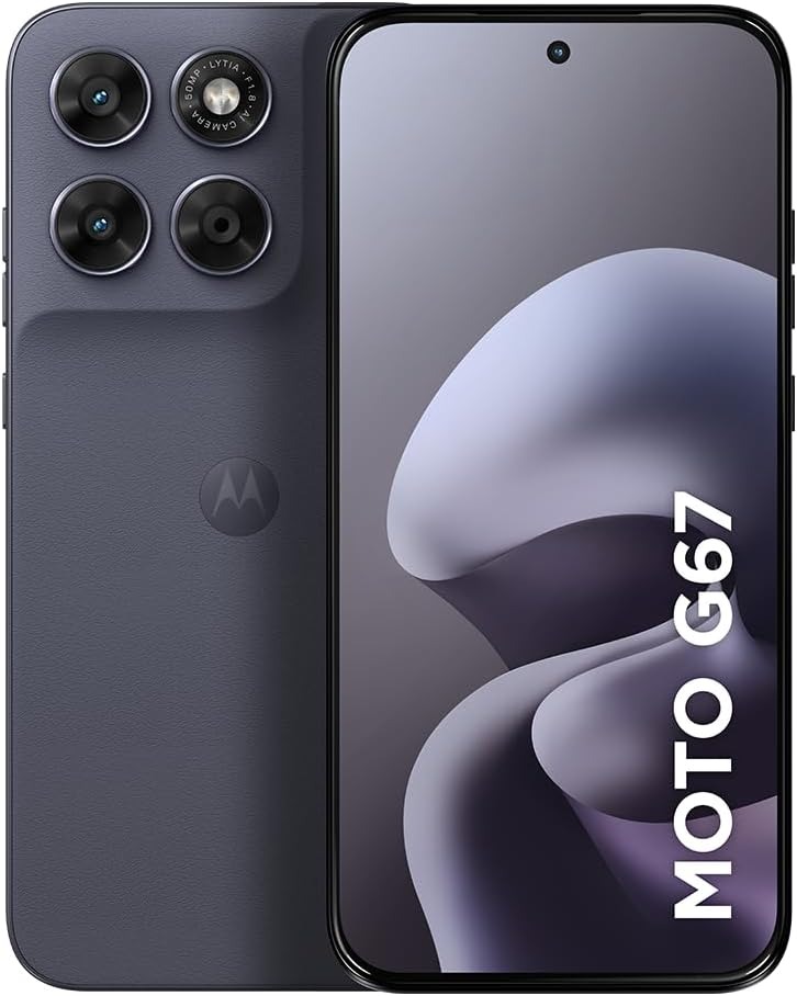 Oferta: Motorola Moto G67 5G - 128GB 12GB (4GB RAM + 8GB RAM Boost) camera 50MP Sony Lytia 600, tela 1.5K extreme Amoled 120hz, ultrarresistente - Chumbo - TekOfertas