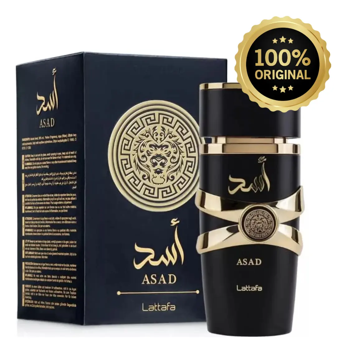 Oferta: Perfume Lattafa Asad 100ml Eau De Parfum Original Árabe Original Com Nota Fiscal E Selo Original Lataffa - TekOfertas