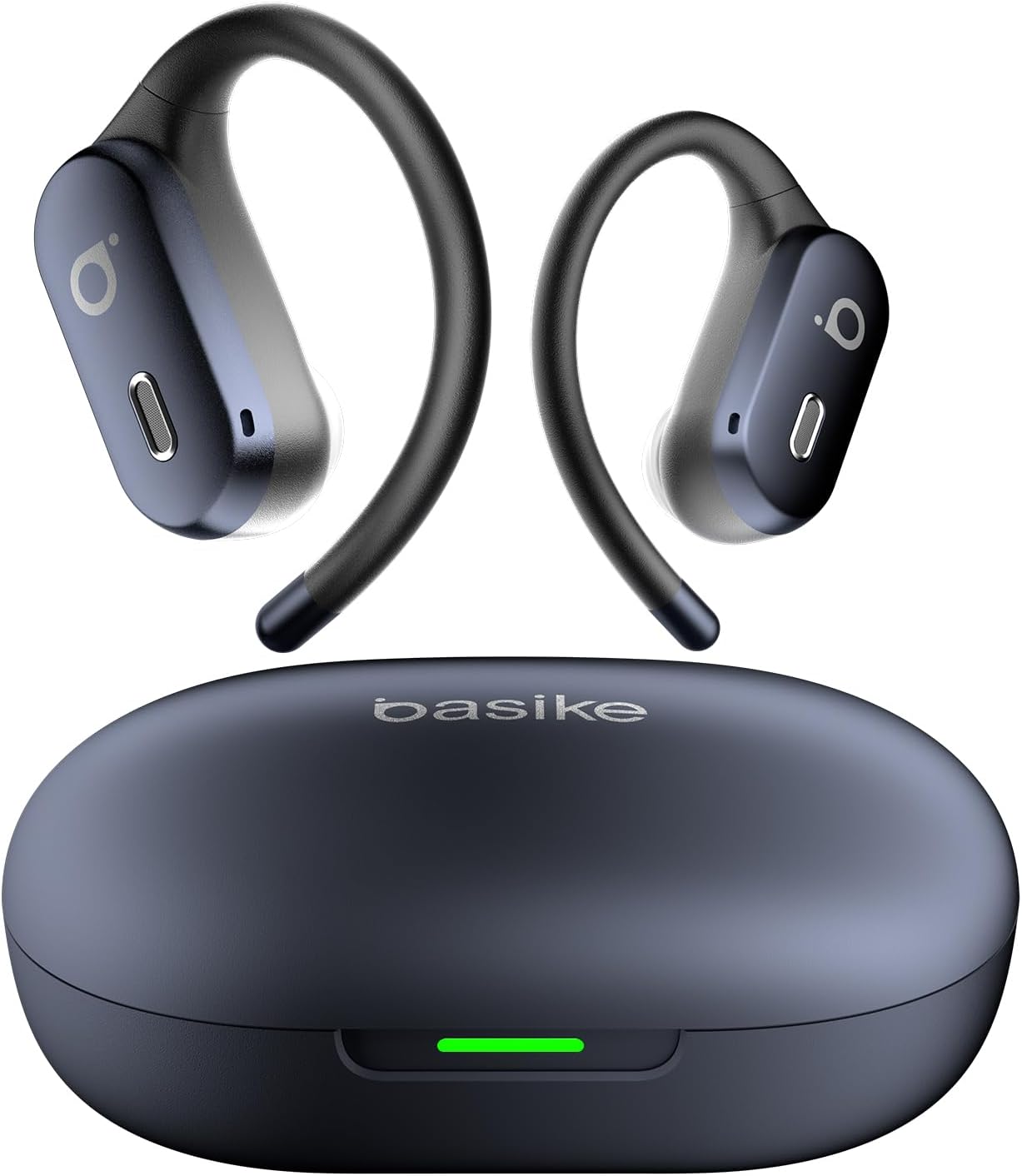 Oferta: Basike Fone de Ouvido Bluetooth Esportivo 5.4, OWS/TWS Som Estéreo Hi-Fi, ANC e Modo Transparência, Suporta Chamadas de Voz, Resistente a Suor e Respingos, Compatível com Android e iOS – Azul - TekOfertas