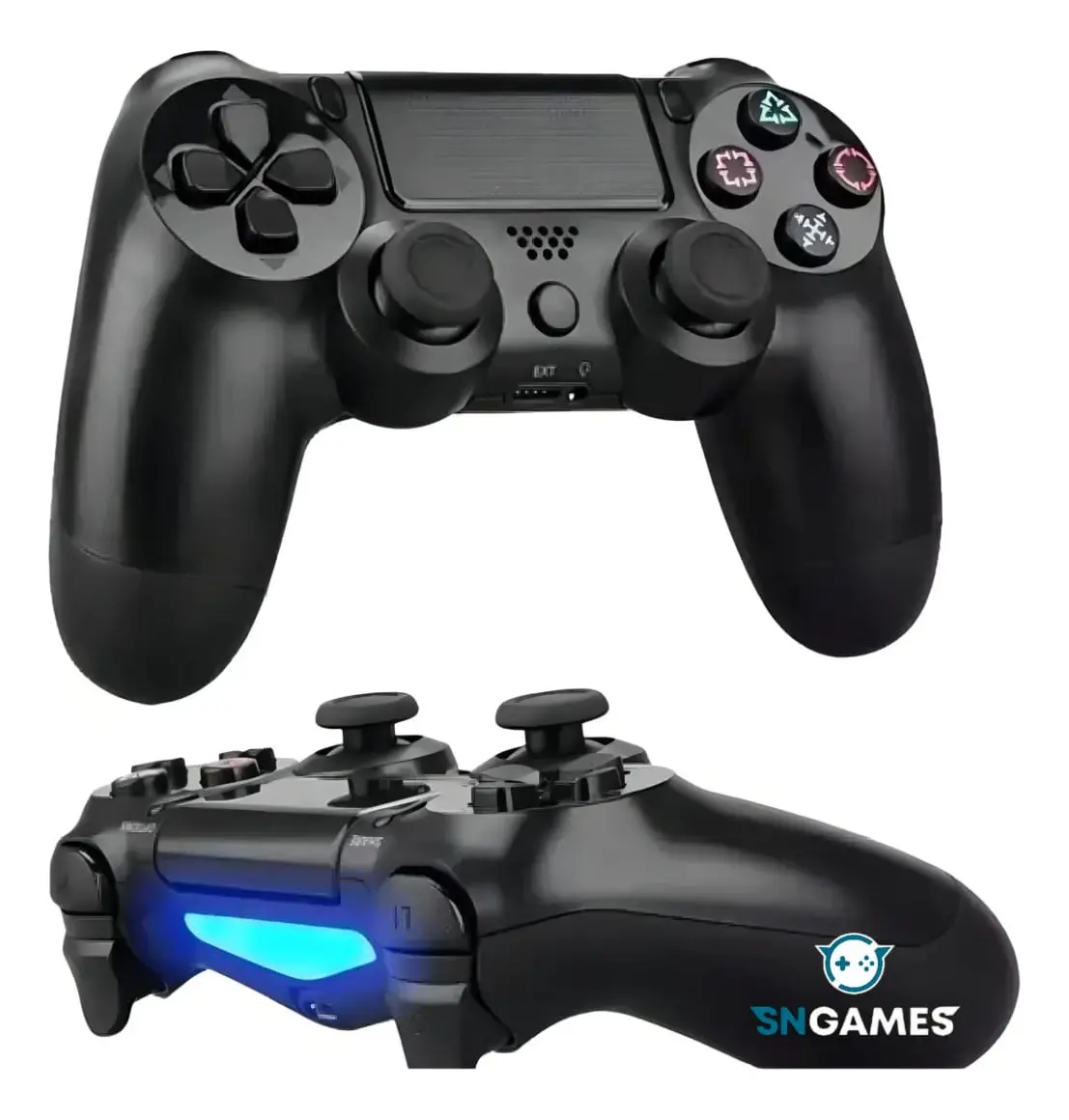 Oferta: Controle Sem Fio Manete Bluetooth Joystick Para PS4 Tv Smart Samsung Pc Vídeo Game Celular com P2 Sngames - TekOfertas