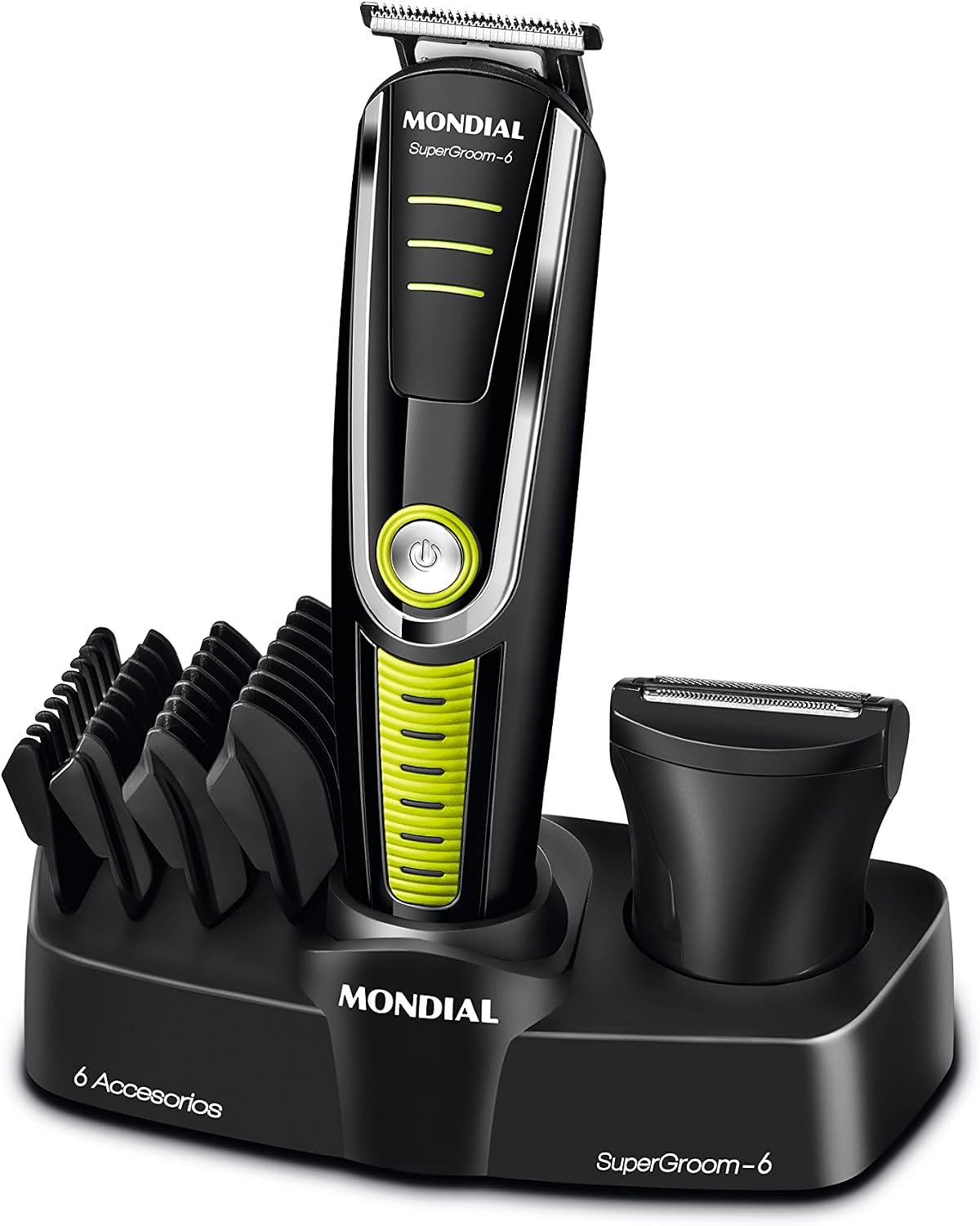 Oferta: MONDIAL Aparador de Pelos Super Groom 06, Preto/Verde, 6W, Bivolt - BG-04 - TekOfertas